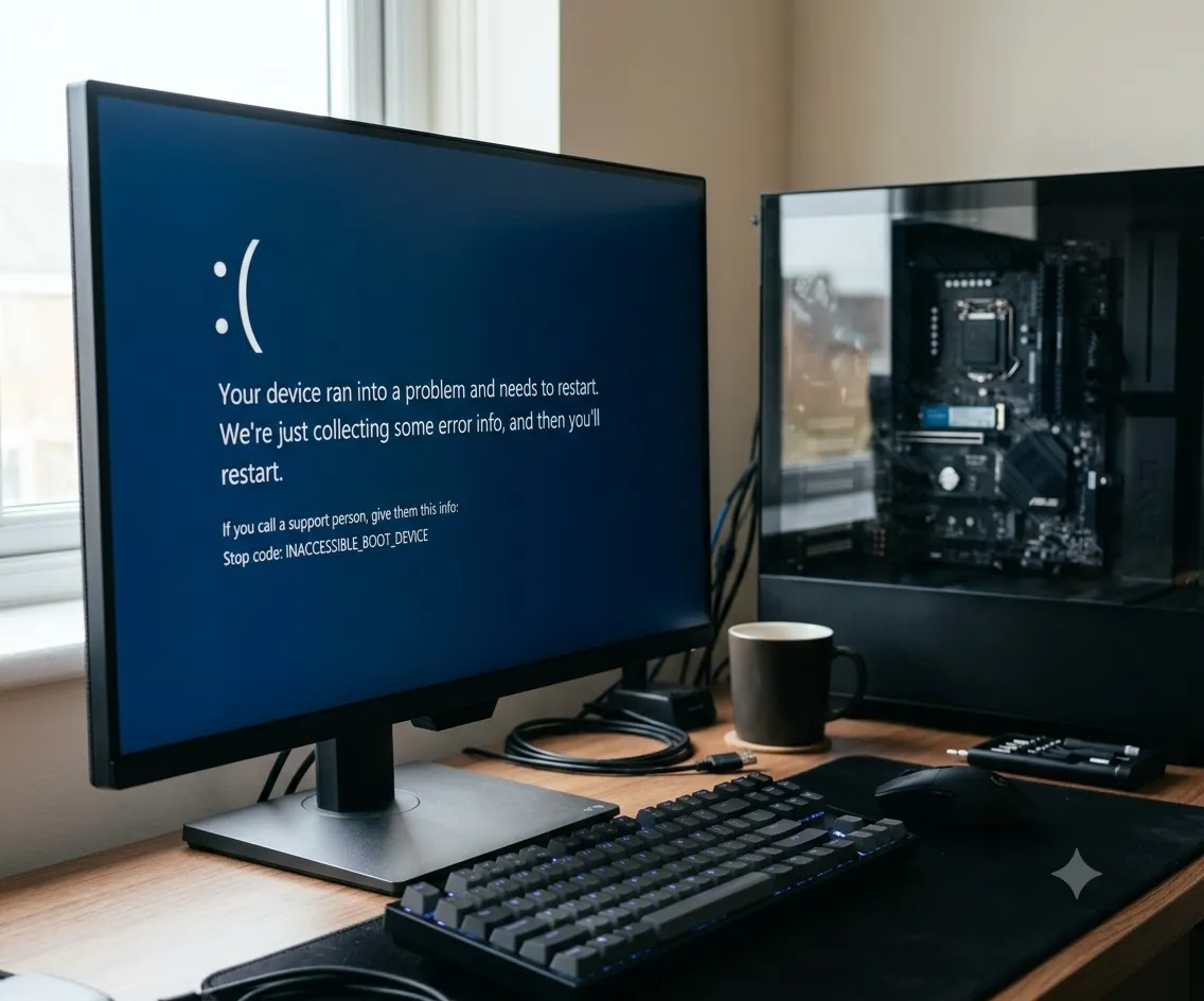 Inaccessible Boot Device