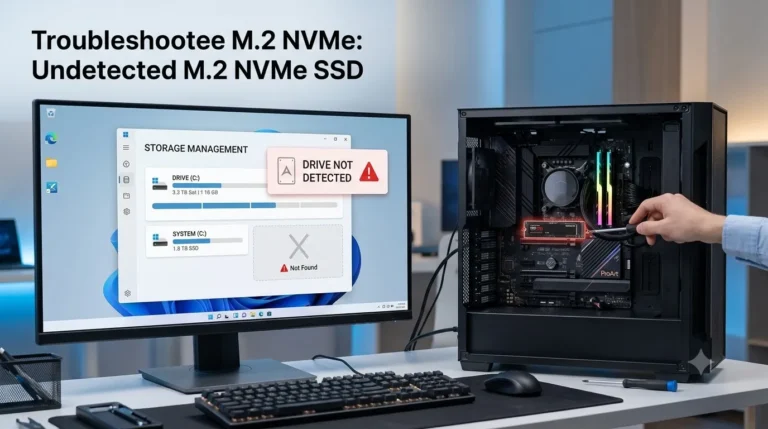 ssd not showing up