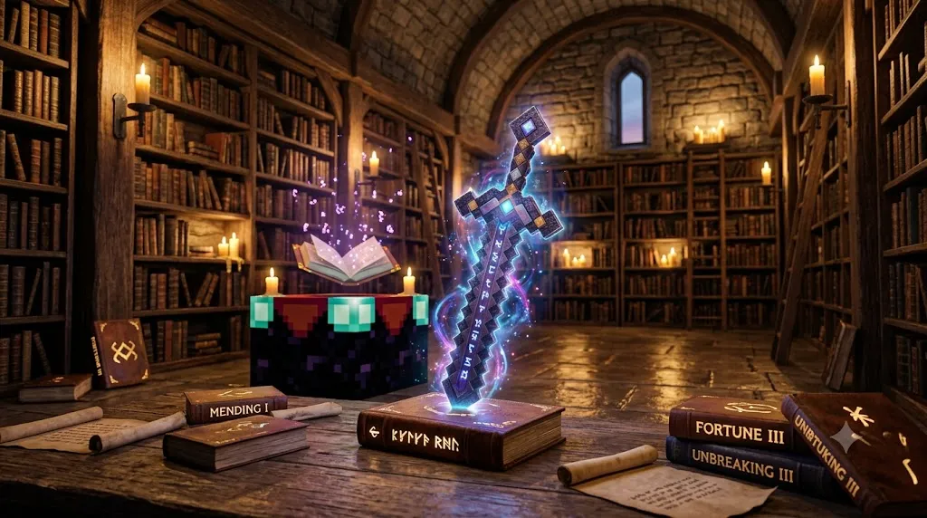 Best Enchantments for Swords in Minecraft 3 best enchantments for sword