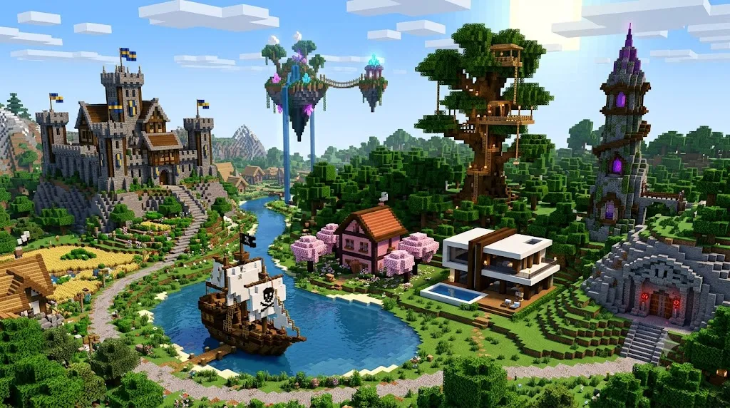 cool minecraft builds