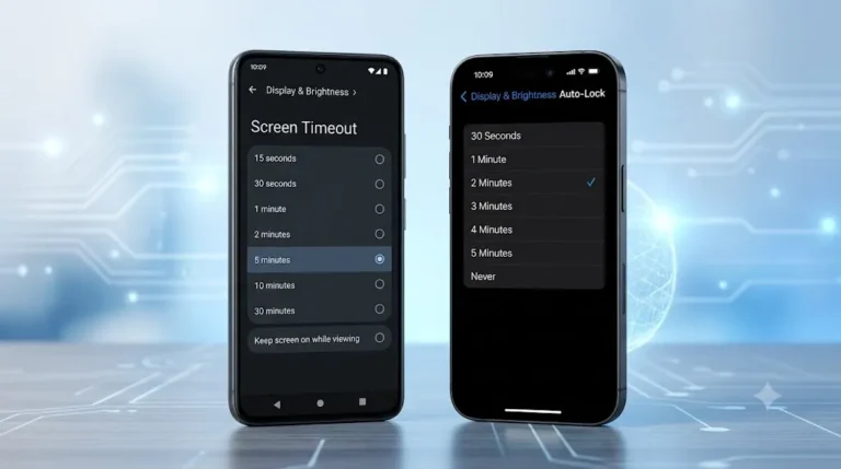 how to keep phone screen on