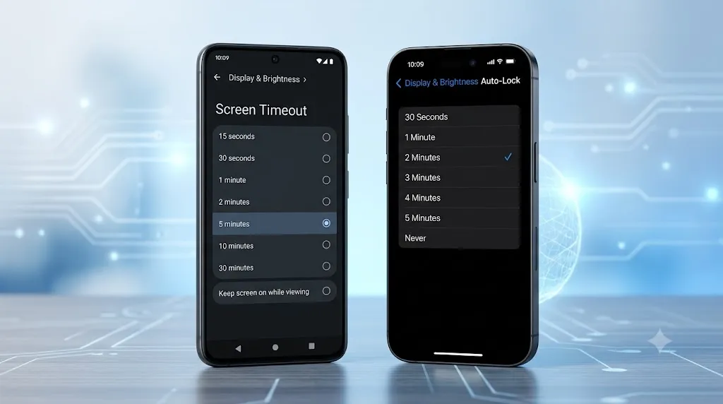 how to keep phone screen on