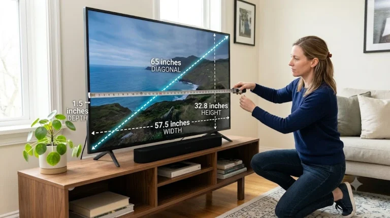How to Measure a TV: The Right Way to Find Screen Size, Width, Height, and Depth