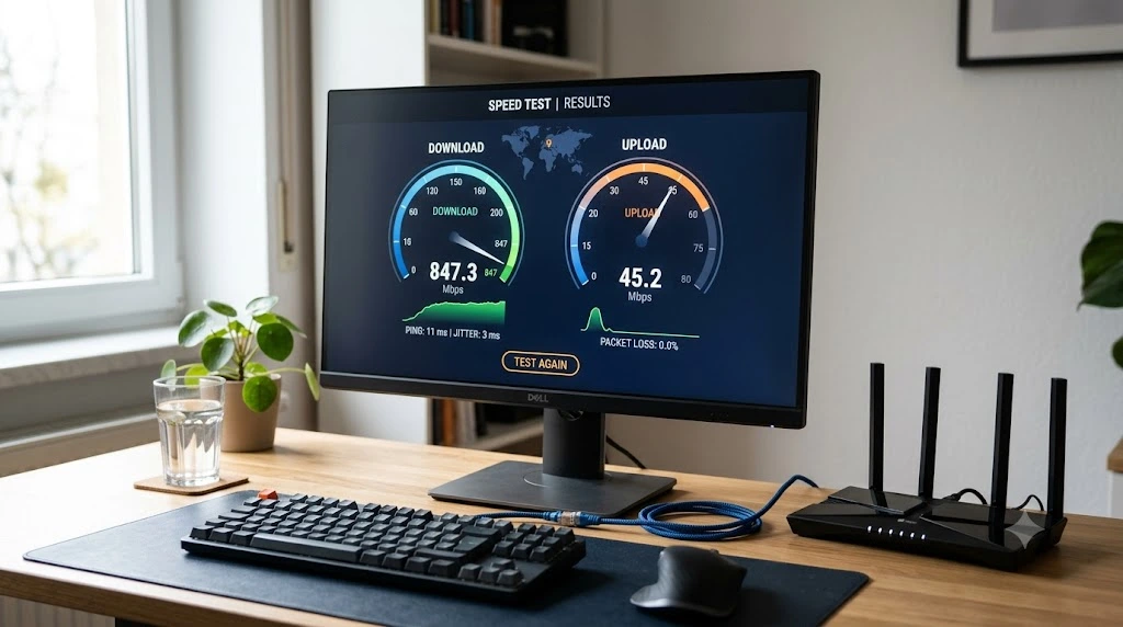 internet upload speed test