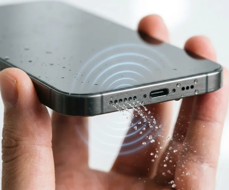 sound to get water out of phone