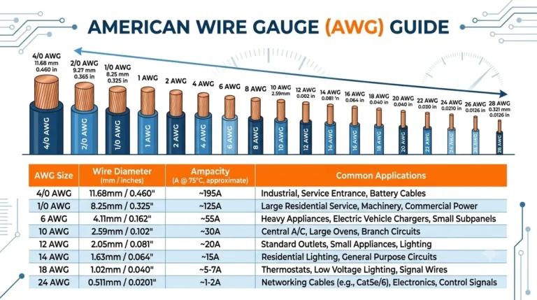 wire gauge chart